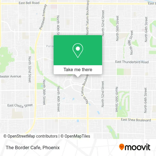 The Border Cafe map