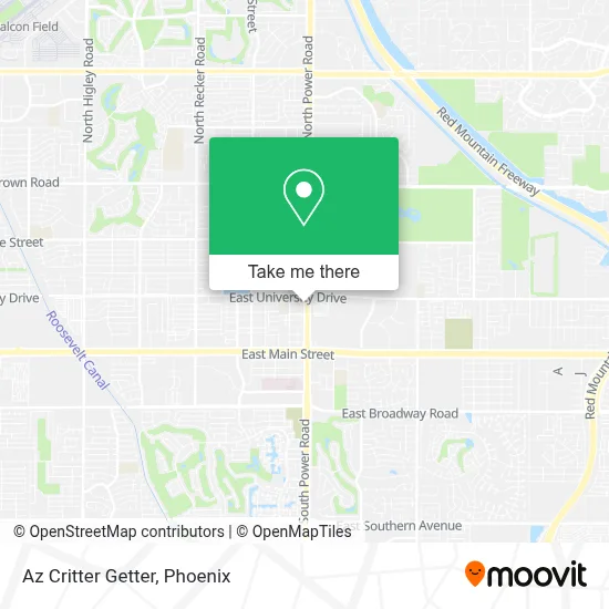 Az Critter Getter map