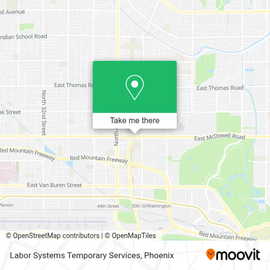 Labor Systems Temporary Services map