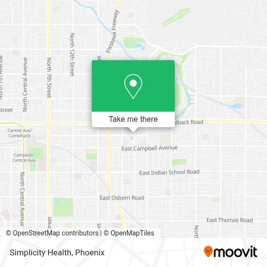 Simplicity Health map
