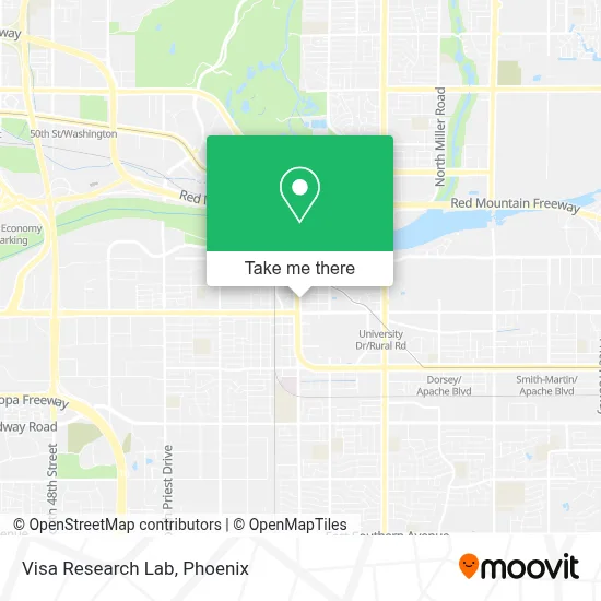 Visa Research Lab map