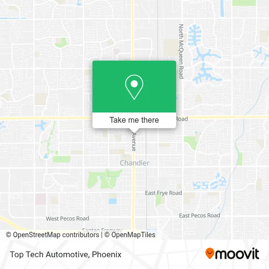 Top Tech Automotive map