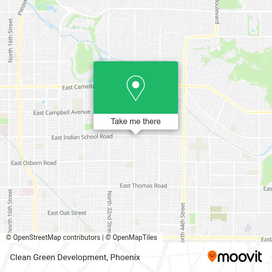Clean Green Development map
