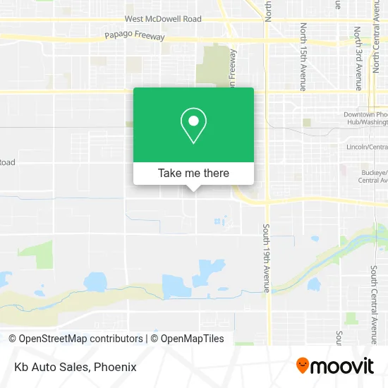 Kb Auto Sales map