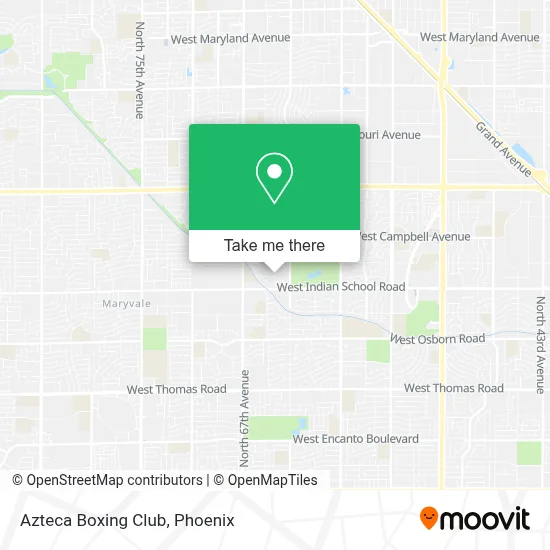 Azteca Boxing Club map
