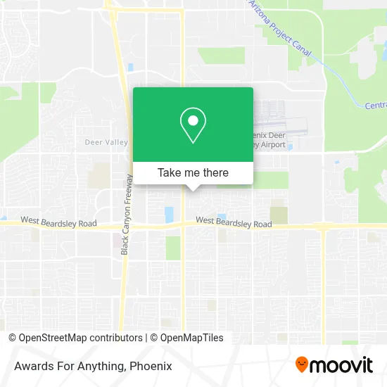 Awards For Anything map