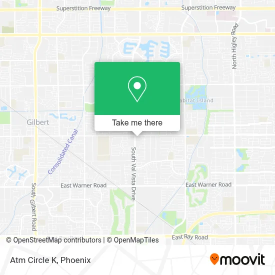 Atm Circle K map