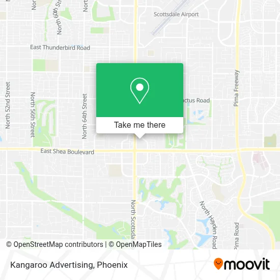 Kangaroo Advertising map