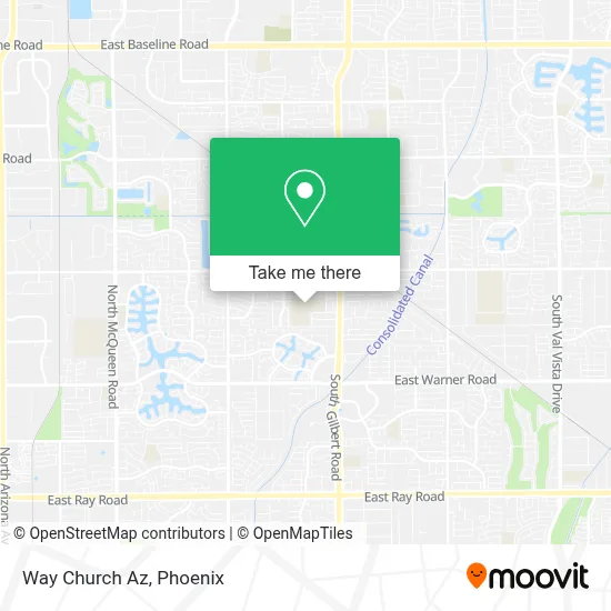 Way Church Az map