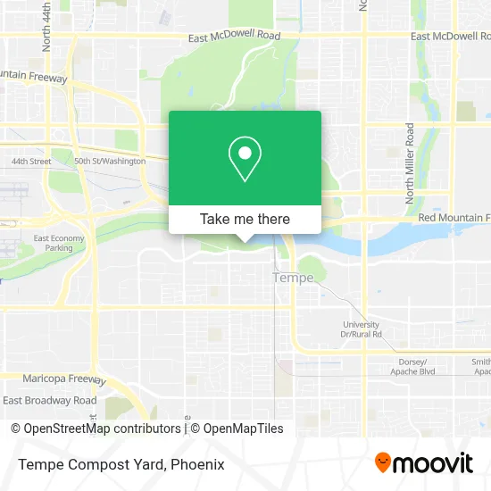 Tempe Compost Yard map