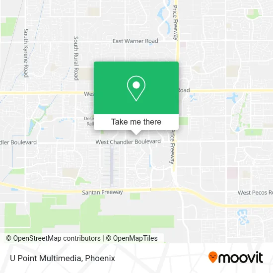 U Point Multimedia map