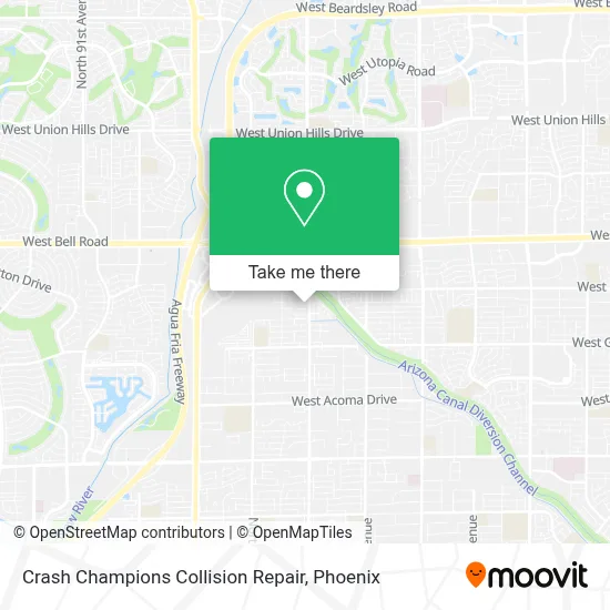 Crash Champions Collision Repair map