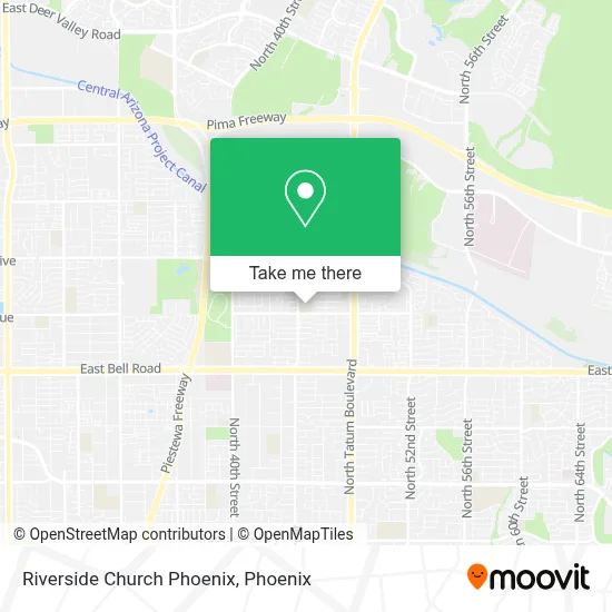 Riverside Church Phoenix map