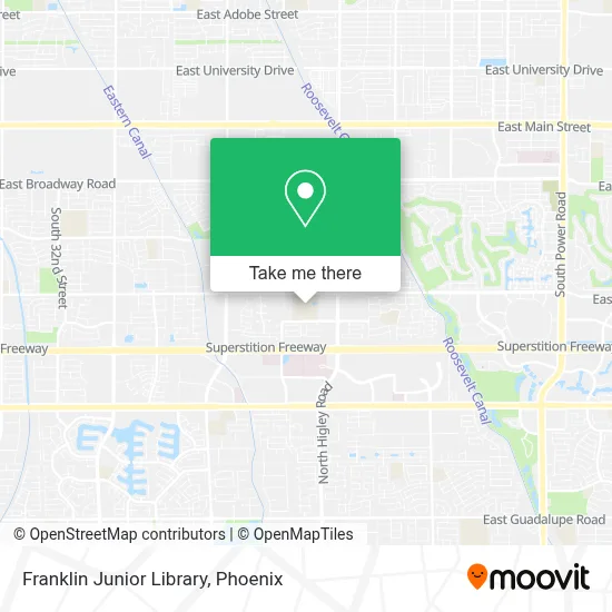 Franklin Junior Library map