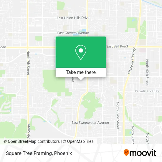 Square Tree Framing map