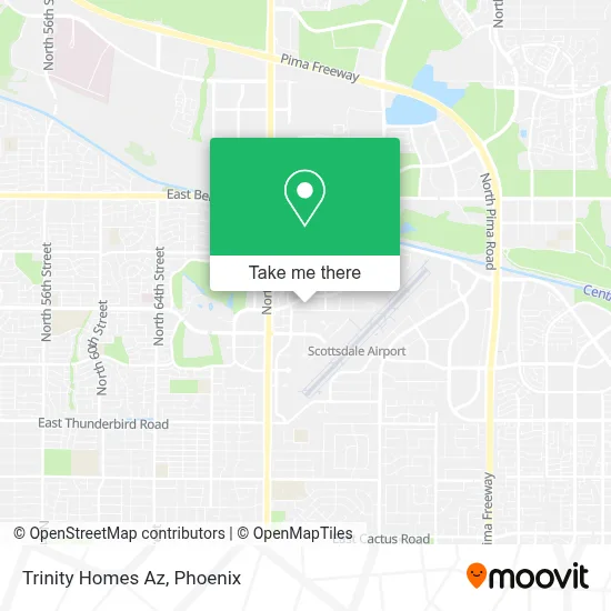 Trinity Homes Az map