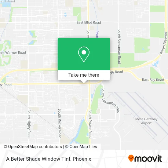 A Better Shade Window Tint map