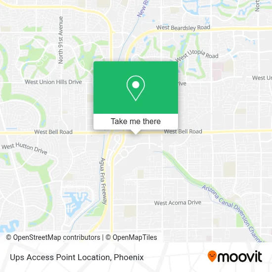 Ups Access Point Location map