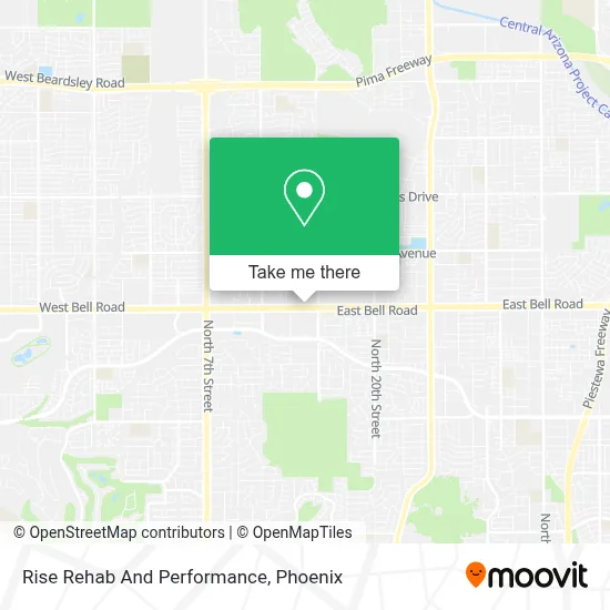 Rise Rehab And Performance map