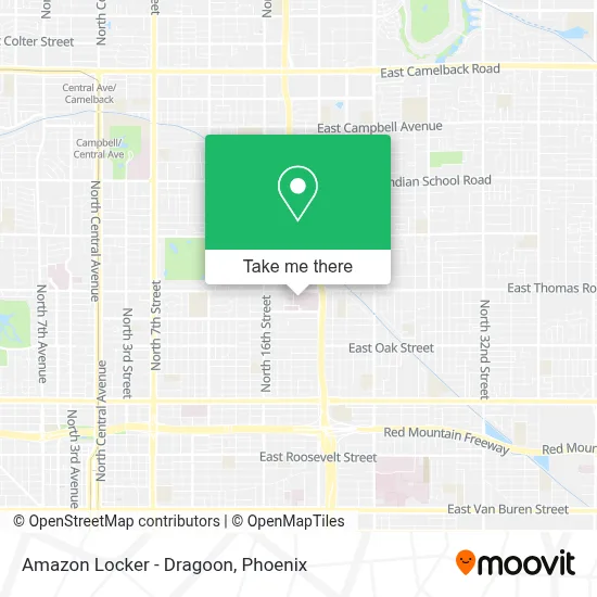 Amazon Locker - Dragoon map