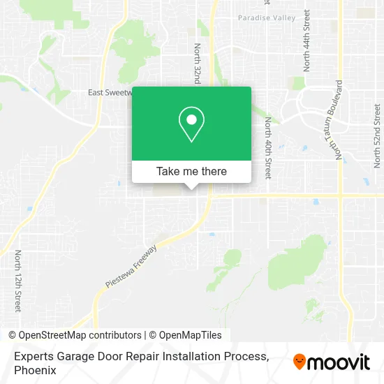 Experts Garage Door Repair Installation Process map