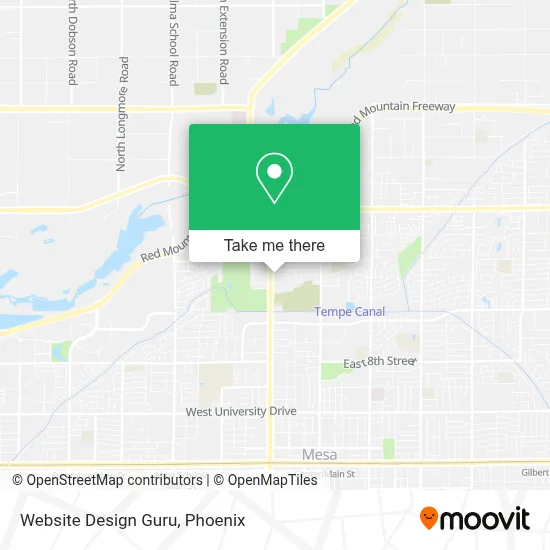 Website Design Guru map
