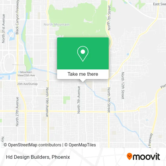 Hd Design Builders map
