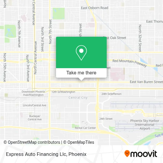 Express Auto Financing Llc map