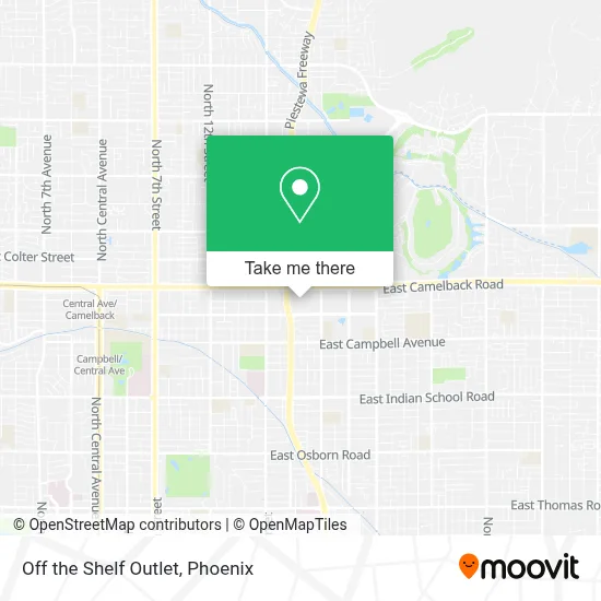 Off the Shelf Outlet map