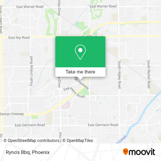 Ryno's Bbq map
