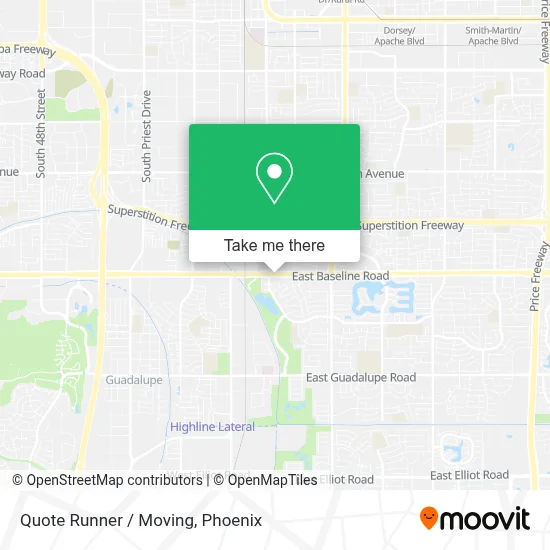 Quote Runner / Moving map