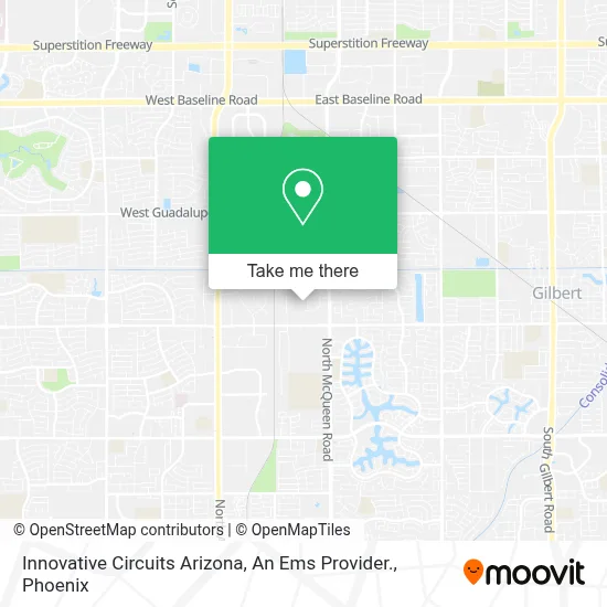 Innovative Circuits Arizona, An Ems Provider. map
