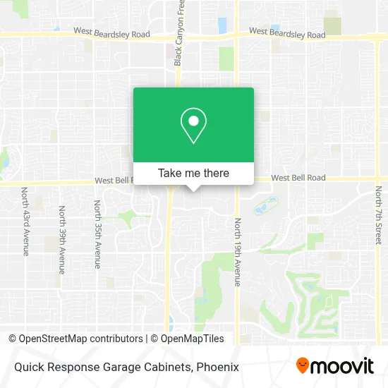 Quick Response Garage Cabinets map