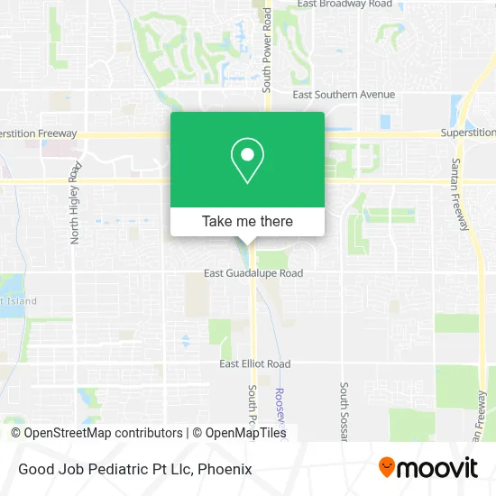 Good Job Pediatric Pt Llc map