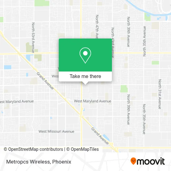 Metropcs Wireless map