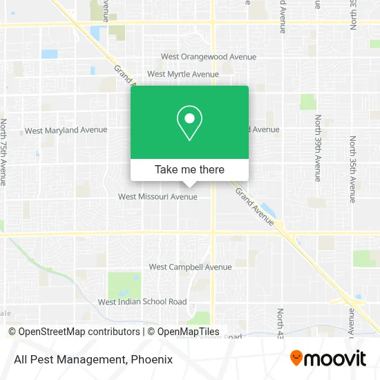 All Pest Management map