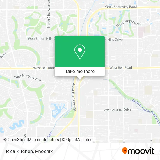 P.Za Kitchen map
