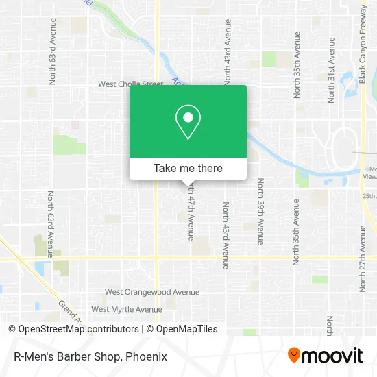 R-Men's Barber Shop map