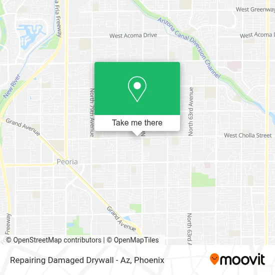 Repairing Damaged Drywall - Az map