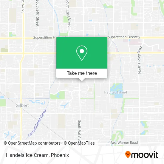 Handels Ice Cream map