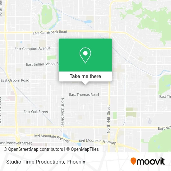 Studio Time Productions map