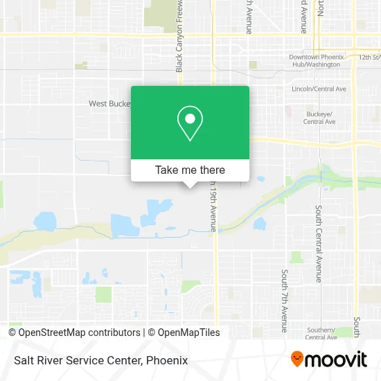 Salt River Service Center map