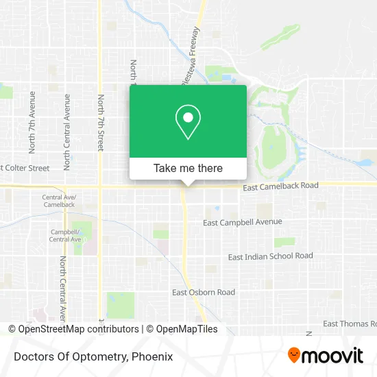 Doctors Of Optometry map