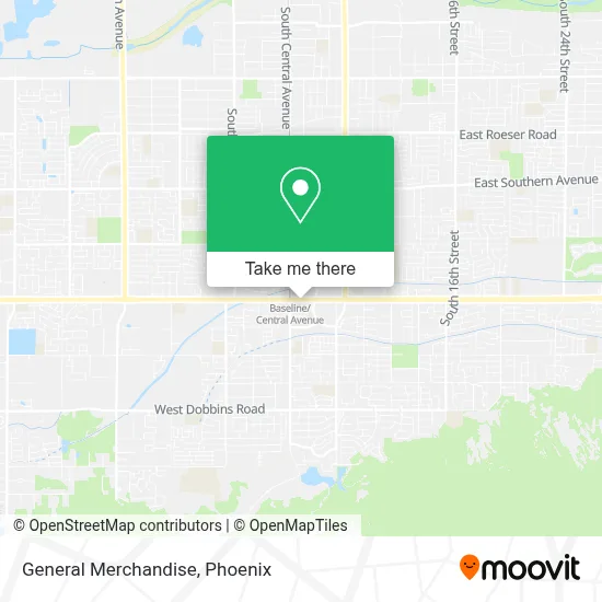 General Merchandise map