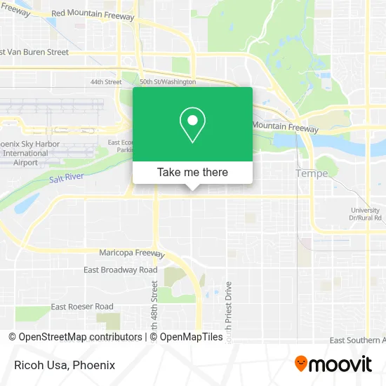 Ricoh Usa map