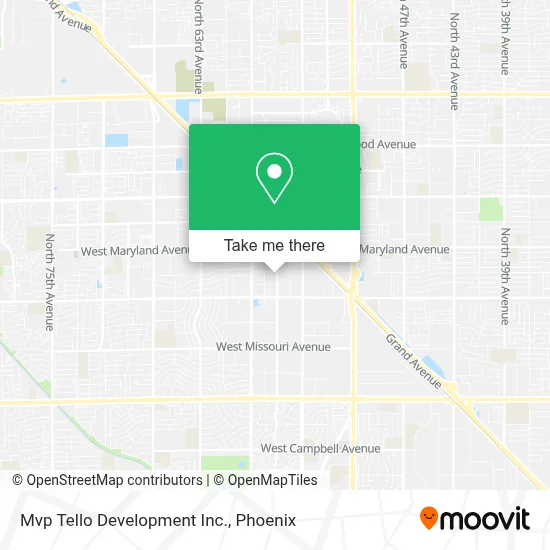 Mvp Tello Development Inc. map
