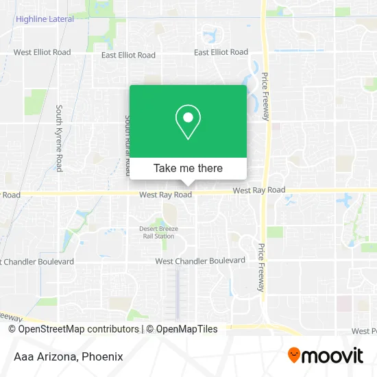 Aaa Arizona map