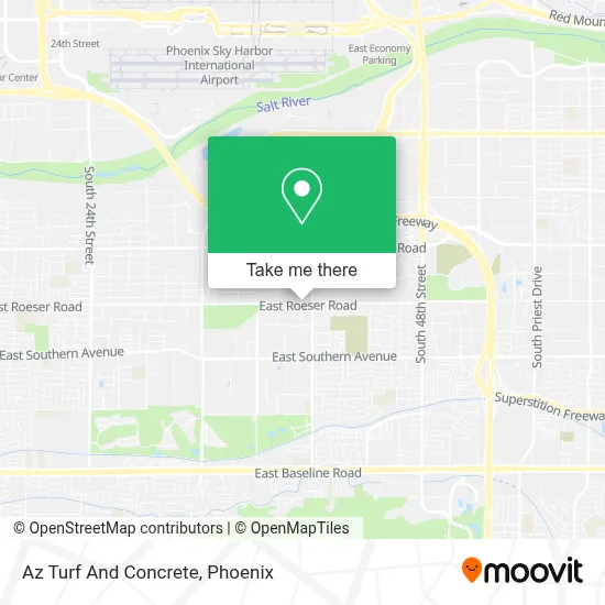 Az Turf And Concrete map