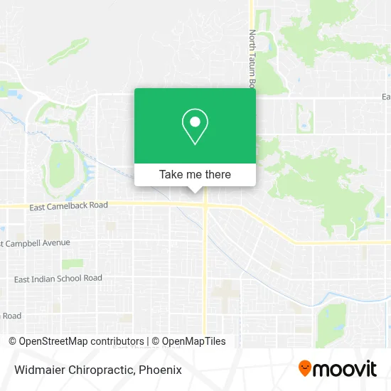 Widmaier Chiropractic map