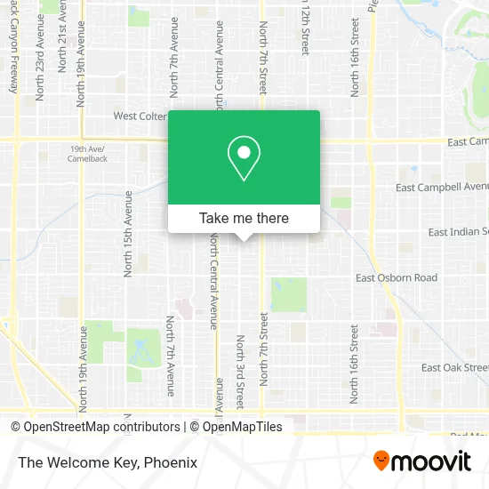 The Welcome Key map